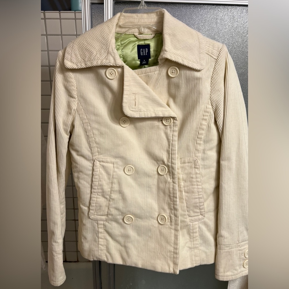 Gap corduroy double breasted jacket